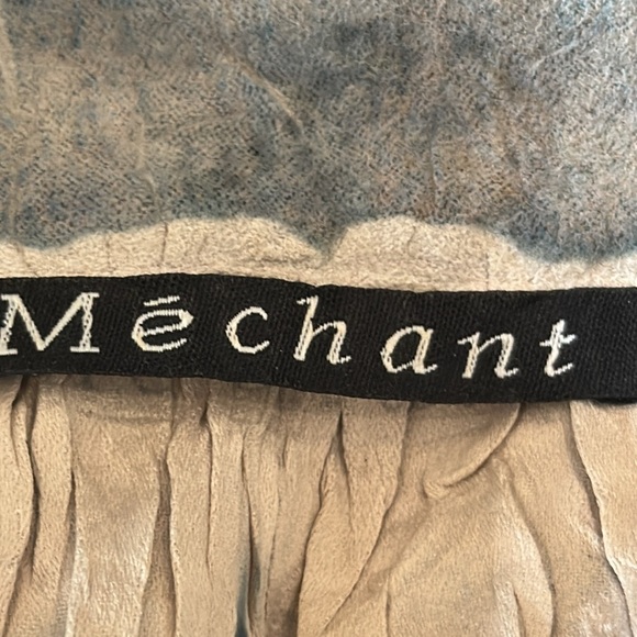 Me’chant Gray Multcolored Floral Pleated Coat Size XL - Picture 9 of 12